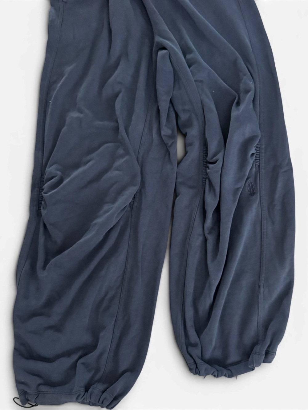 Free People FP Movement Inbound Stretch Cotton Jumpsuit Blue Size Large NWOT - Picture 3 of 9